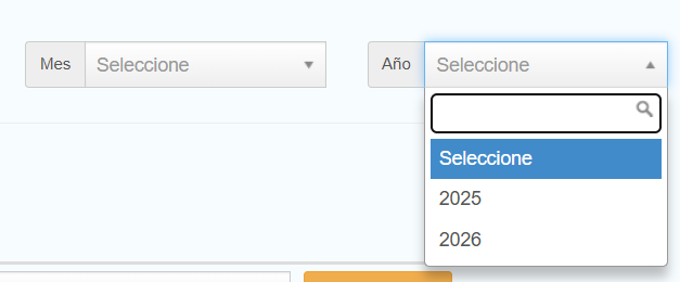 Pantalla de inicio de sesión del sistema